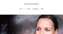 Desktop Screenshot of kathleenbauer.de
